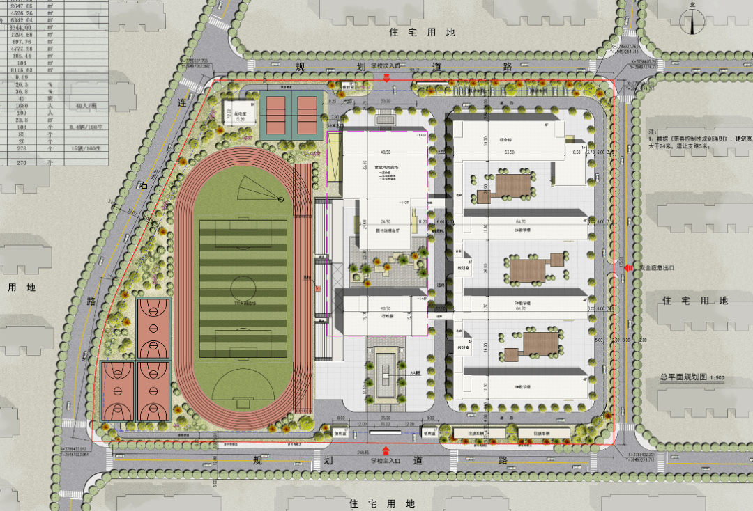 项目名称:宿州市萧县实验小学(东外环校区)修建性详细规划设计项目