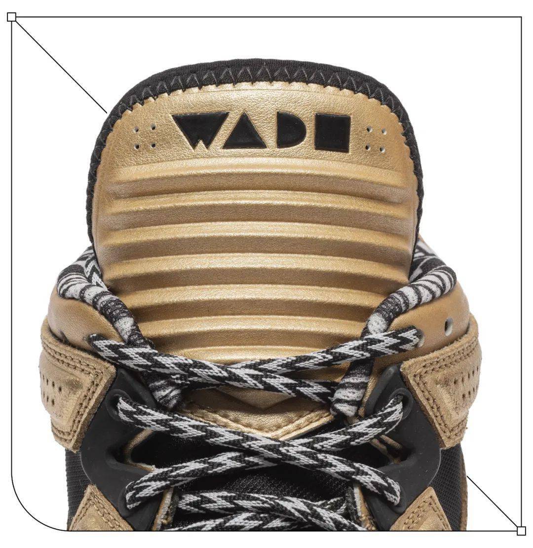 ning way of wade encore「goldrush」鞋面整体采用了