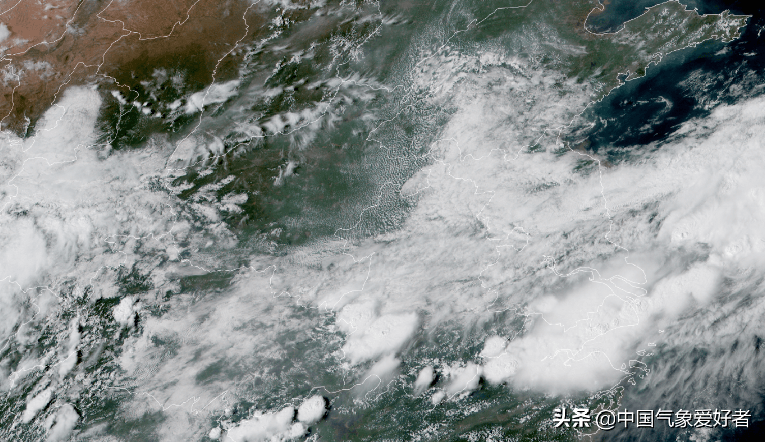 9月2日下午,从高清可见光卫星云图上看,今天我国长三角的江浙沪皖四