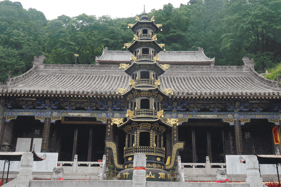 山水秦岭云赏南五台浅秋诗意浓