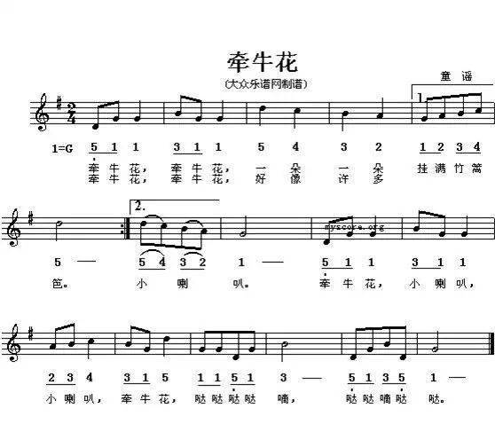 儿歌歌曲谱图片_简谱儿歌歌曲(4)