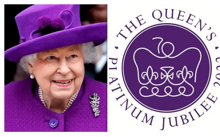 英国女王登基70周年,logo由"00后"学生设计?_徽章