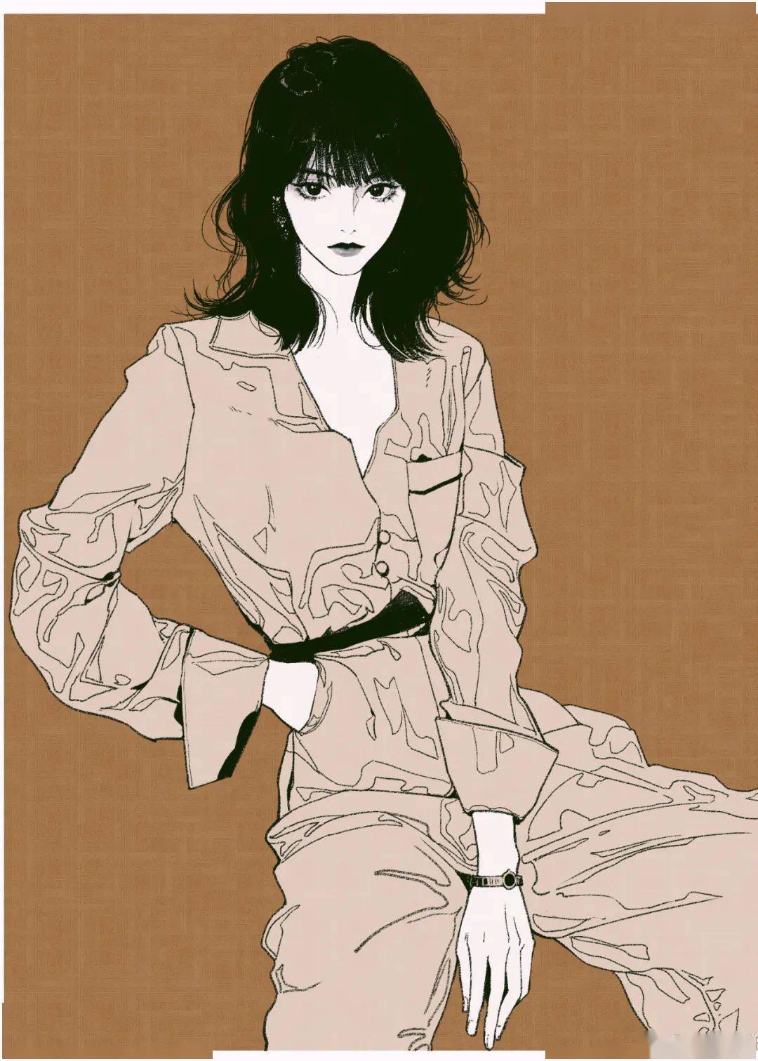 【画师作品赏析】竹墨繁漪-刻画不同风格女性美,富有故事感的手绘