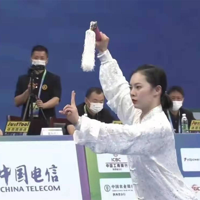 我省运动员张黎喜获全运会武术套路女子太极拳太极剑全能比赛银牌