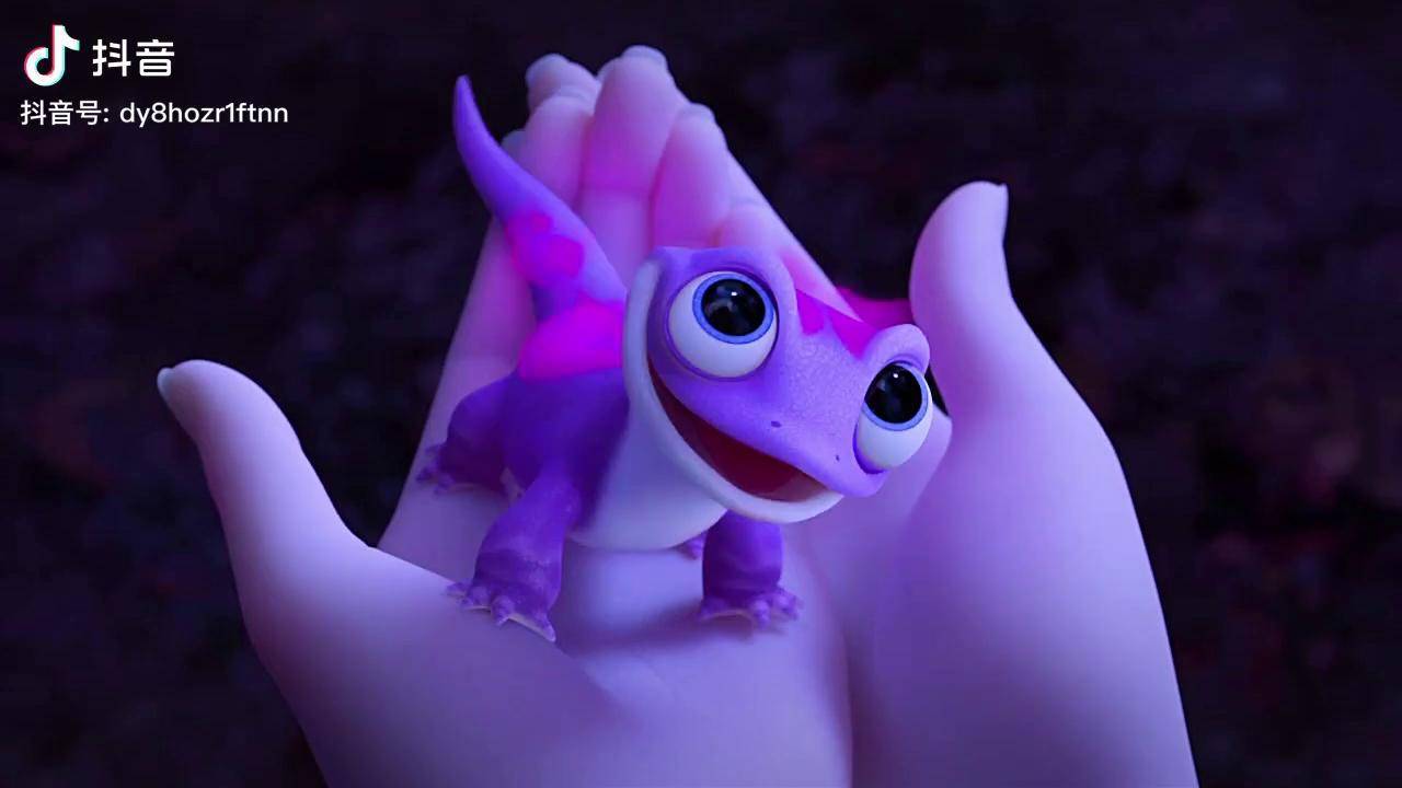 爱莎女王收服两大精灵当宠物冰雪奇缘萌宠可爱爱莎公主歌曲坠入星河