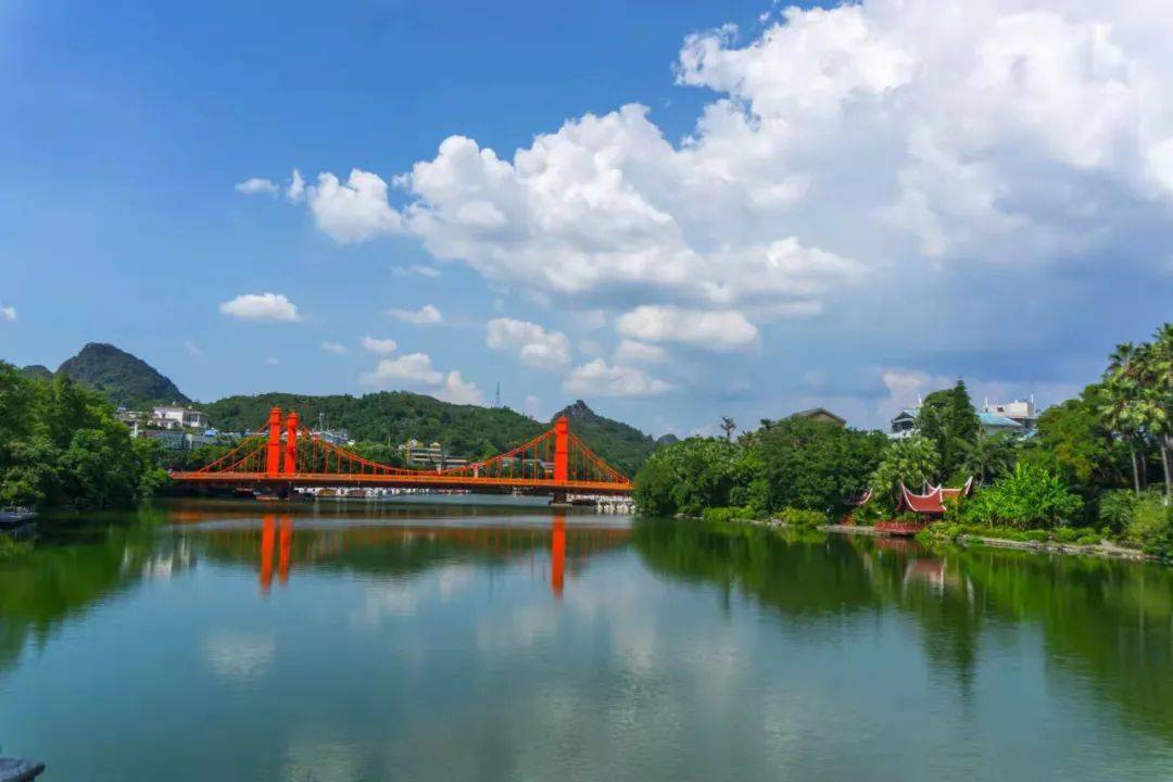 桂林出现天象奇观，美极了