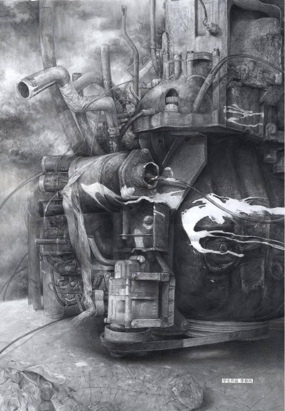 中央美术学院设计学院素描作品欣赏