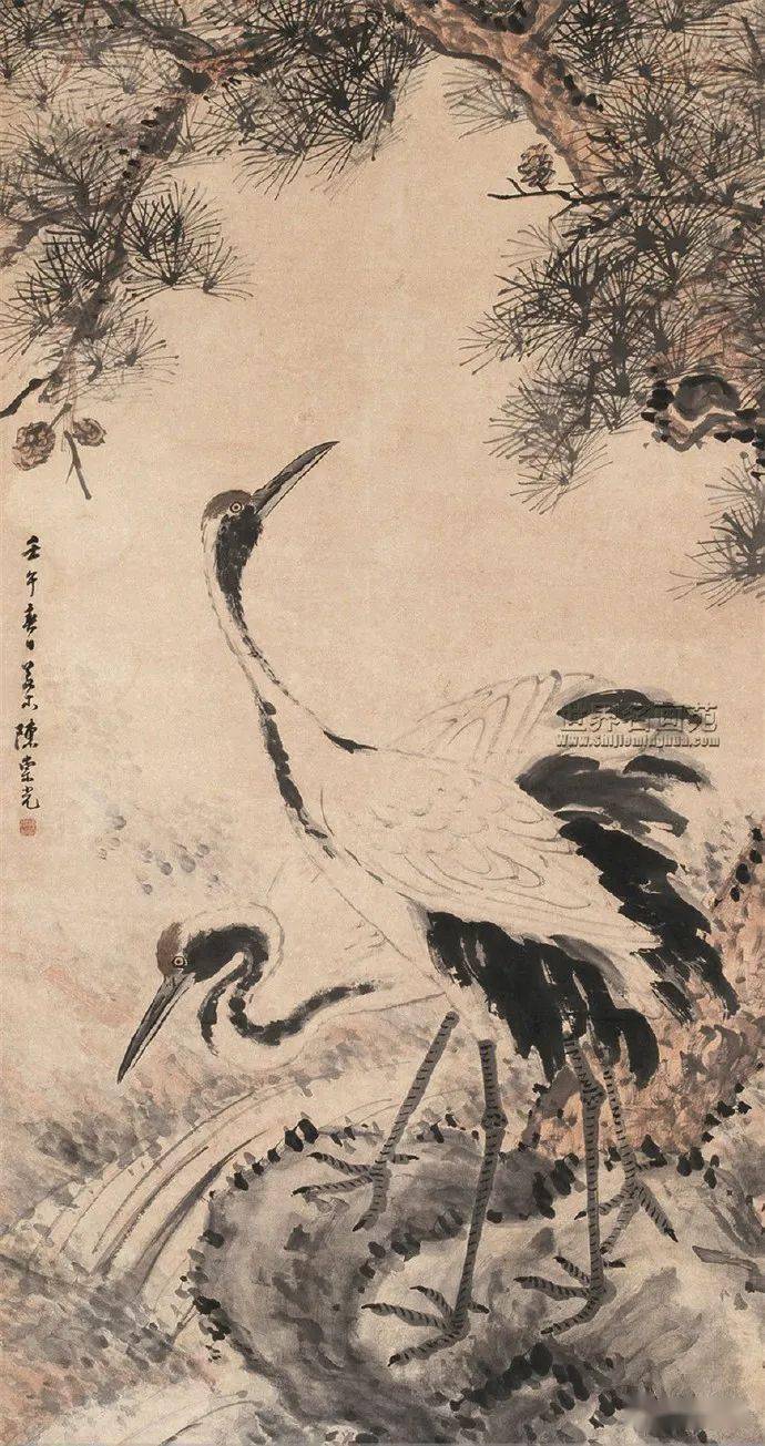 【名品视界】晚清画家.陈崇光的花鸟画欣赏(一)