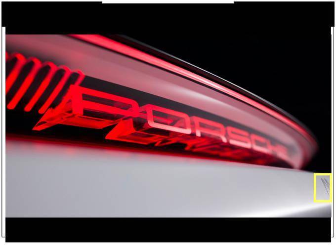 保时捷全新概念车曝光贯穿式尾灯慕尼黑车展亮相