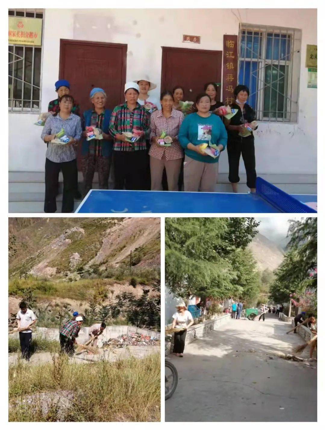 助乡村环境整治丨临江镇妇联持续开展环境卫生整治活动