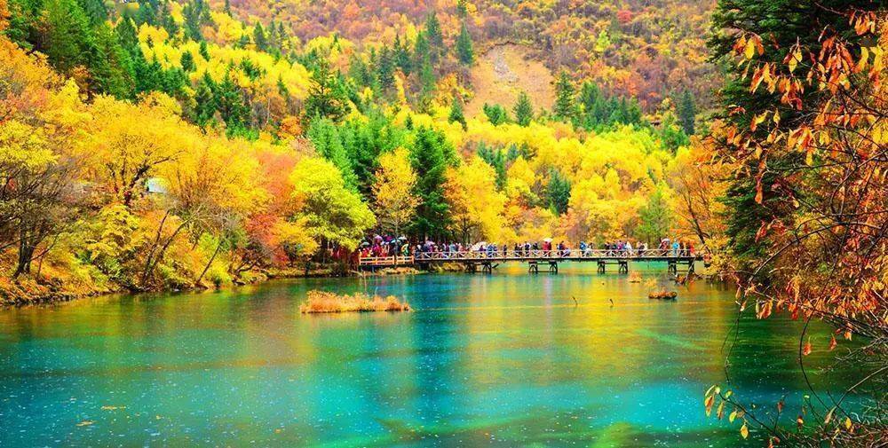 走进九寨沟,邂逅一场秋天的童话