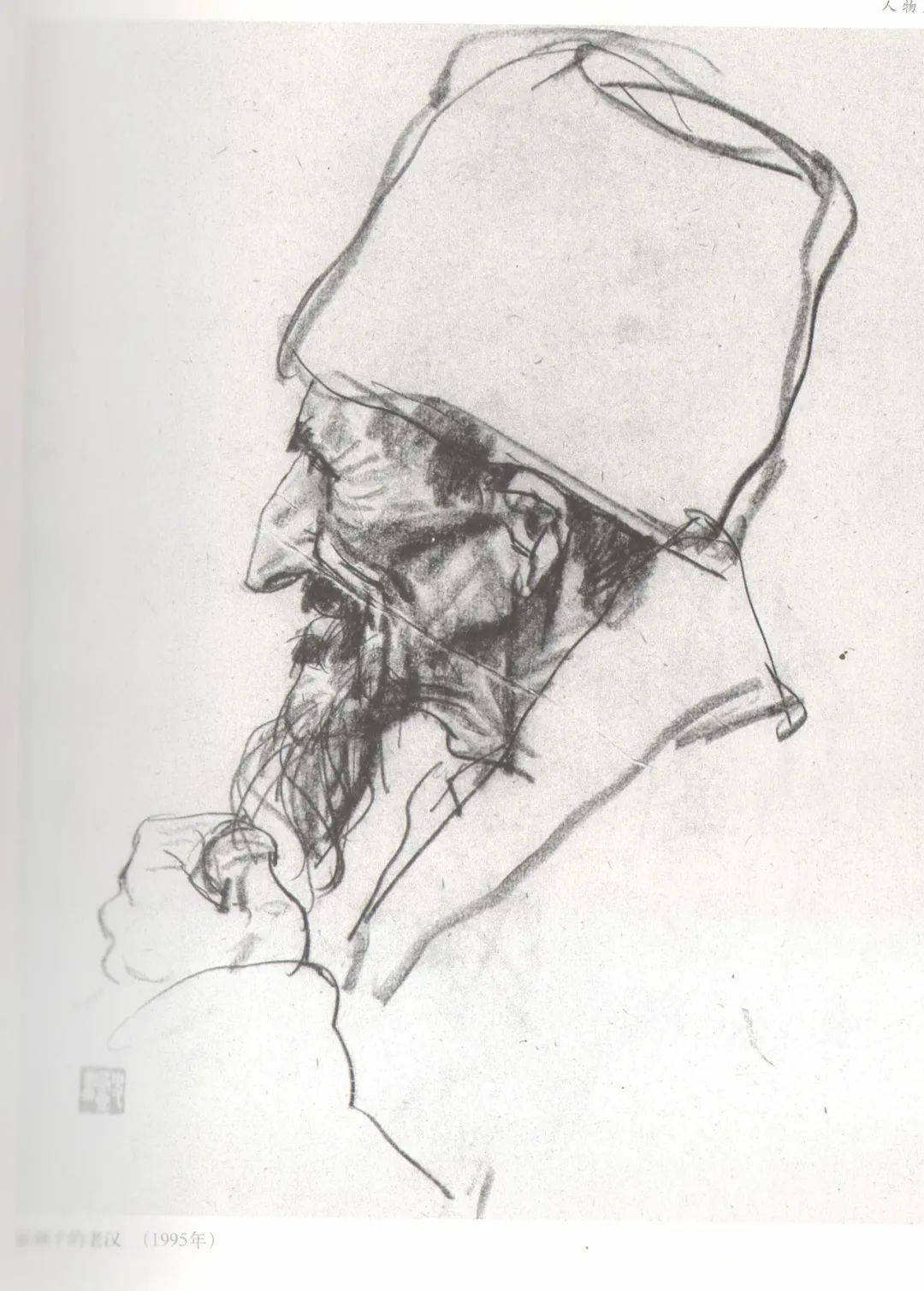 为画痴狂曾出家震动画坛史国良人物速写100幅高清收藏版