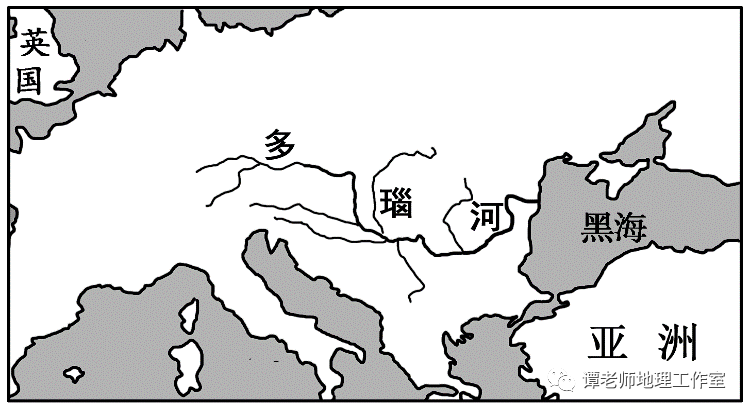 欧洲西部水系图图片