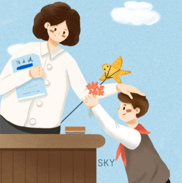 ekwing教师节献词立德树人笔耕不倦给最敬爱的老师