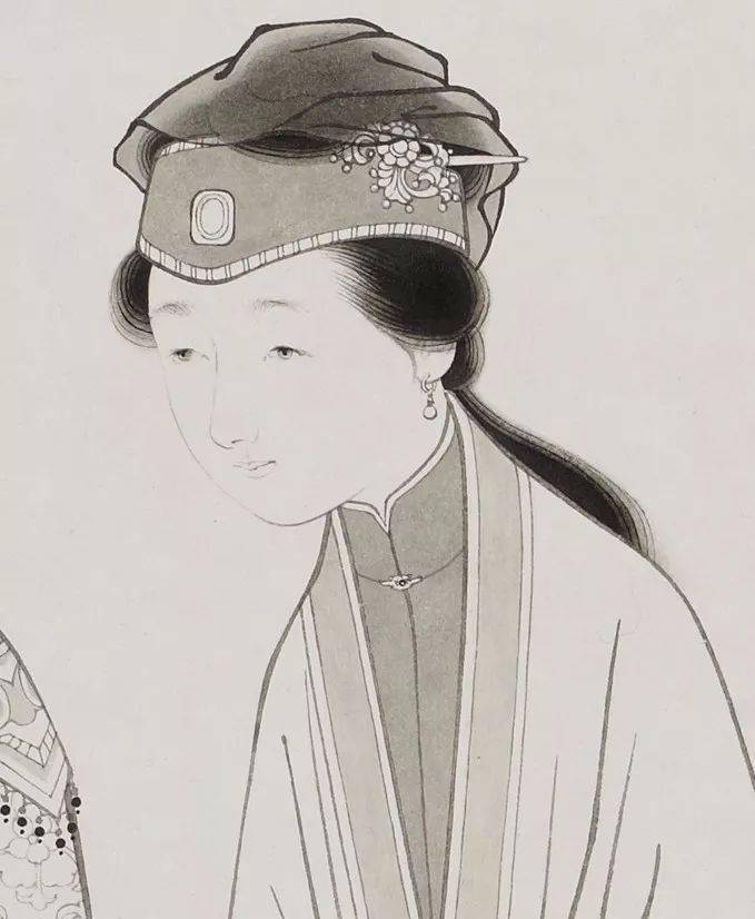 工笔白描轻柔曼妙细腻典雅笔触更是耐人寻味