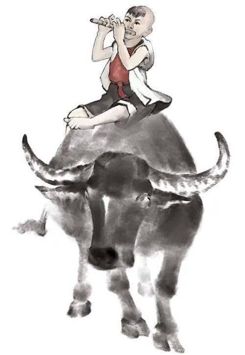 【线上国学】诗词里的古代生活——《牧竖》_牧童