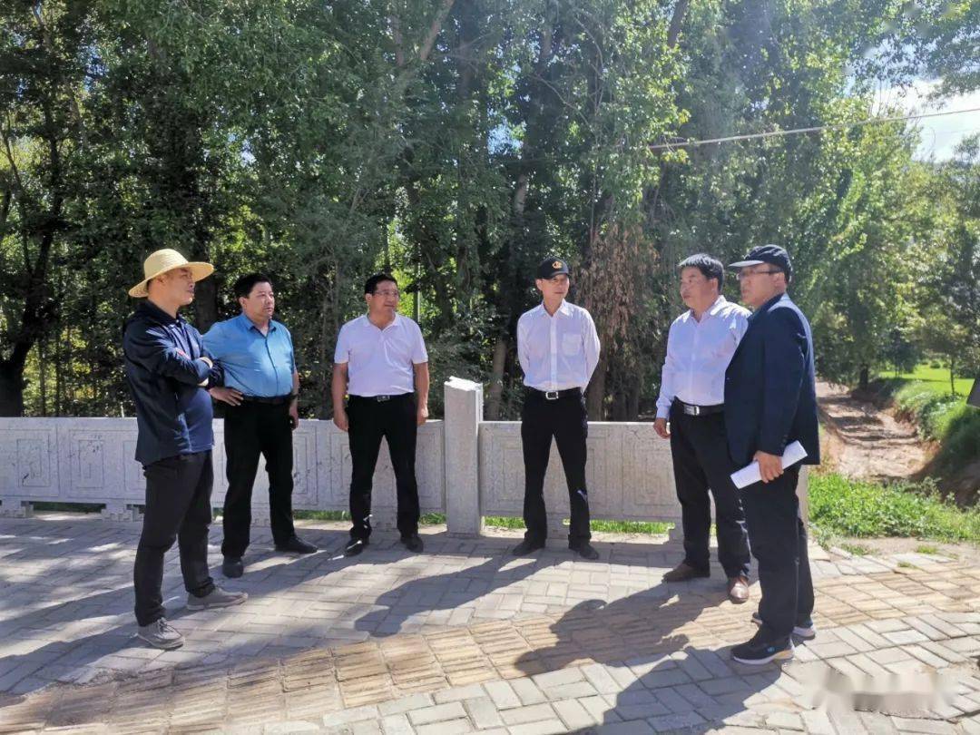 省水利厅副厅长彭作为一行到我市调研督导水旱灾害防御工作