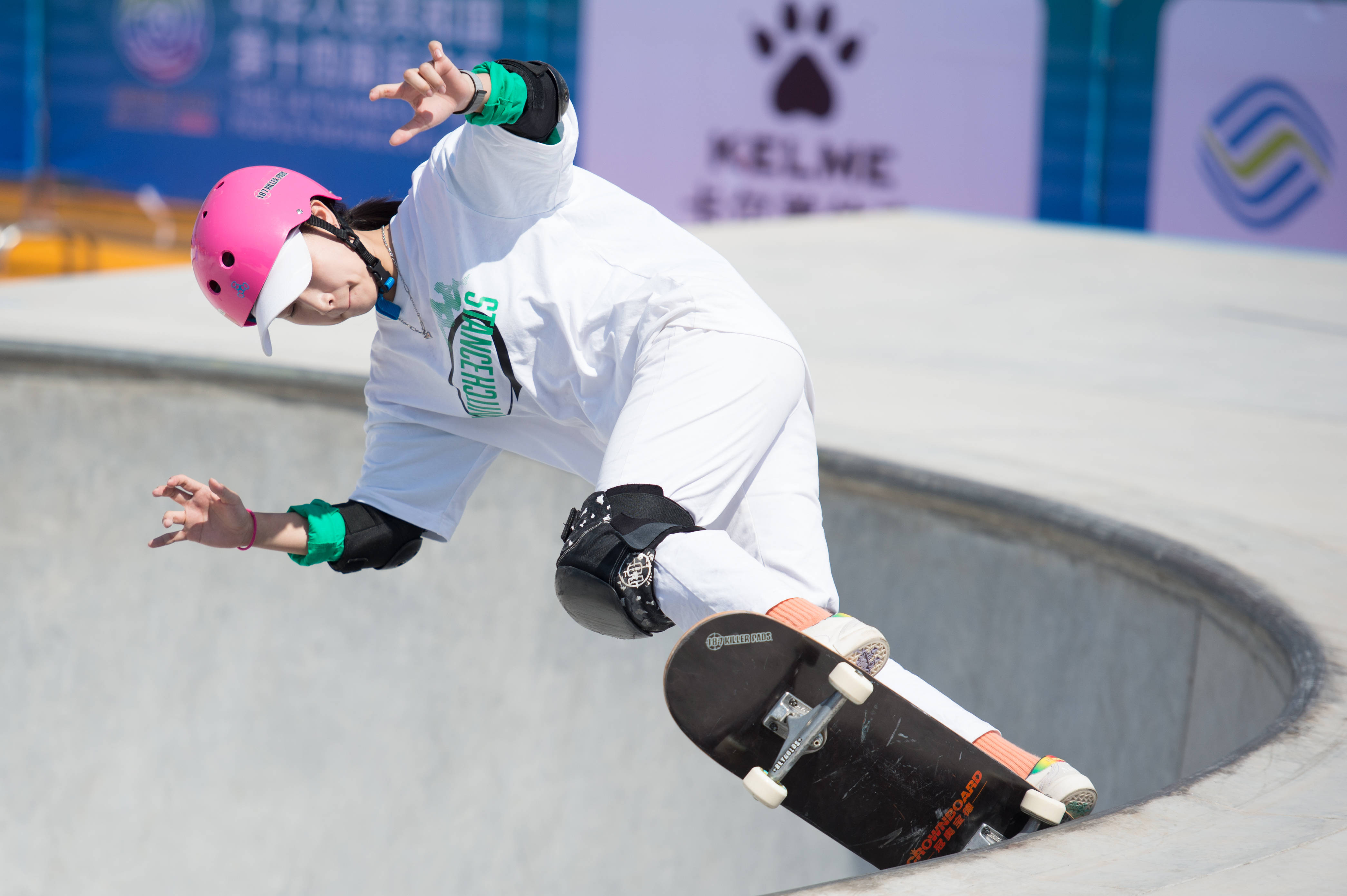 滑板女子碗池赛决赛赛况