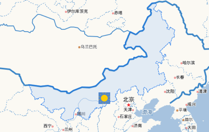 内蒙古乌海地理位置图片