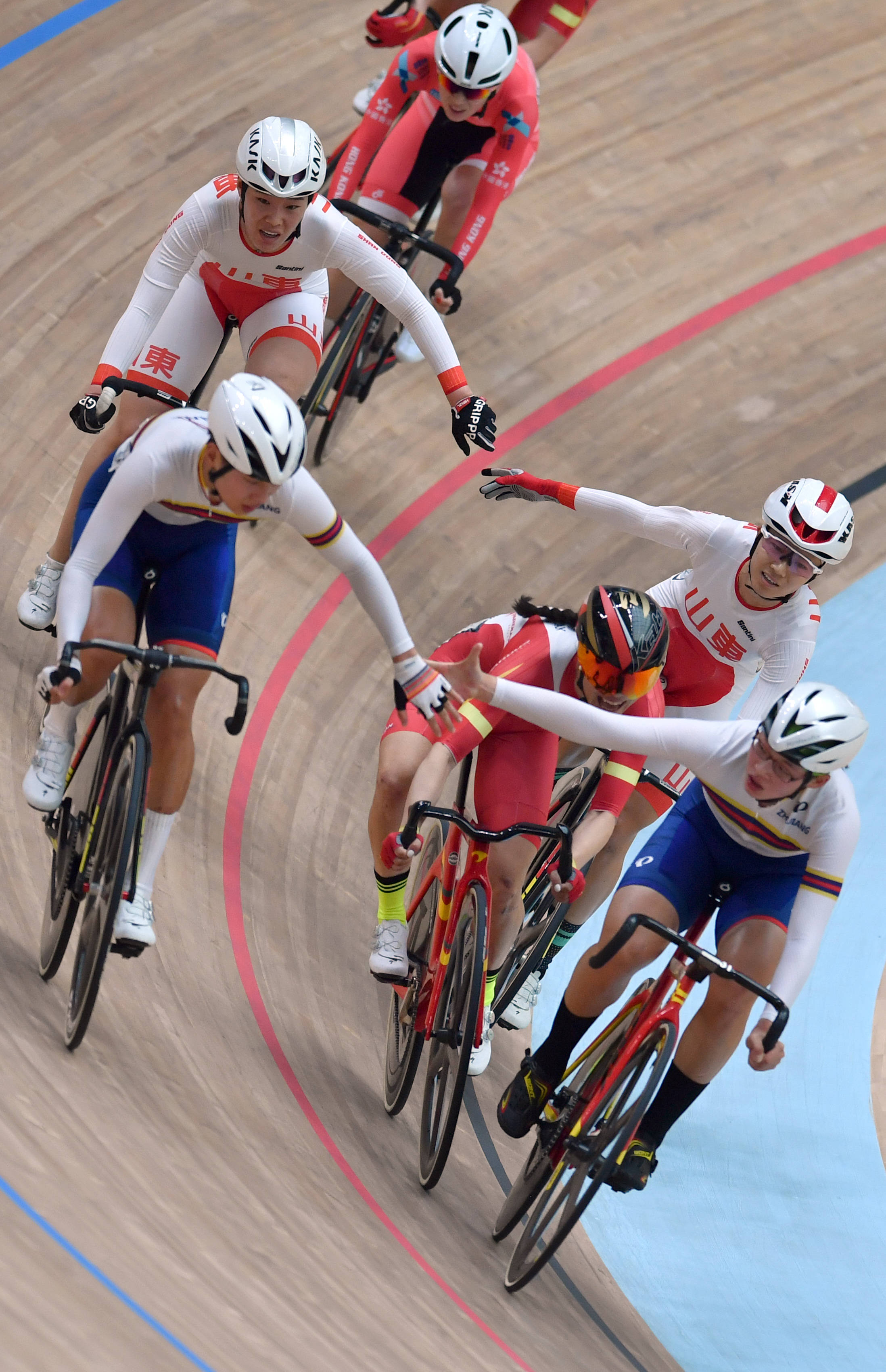 场地自行车——女子麦迪逊赛赛况