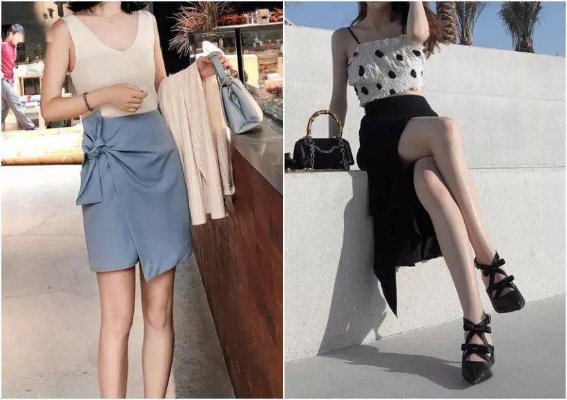 夏天|吊带×半身裙，性感有女人味