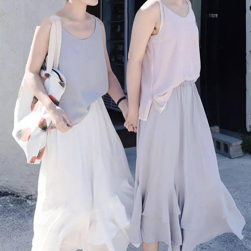 夏天|吊带×半身裙，性感有女人味