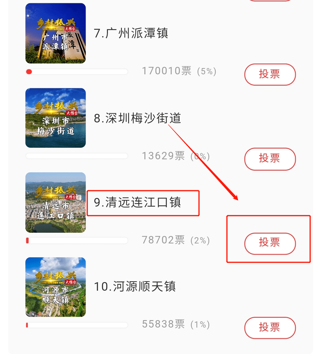 连续7天！你的投票对清远非常重要！