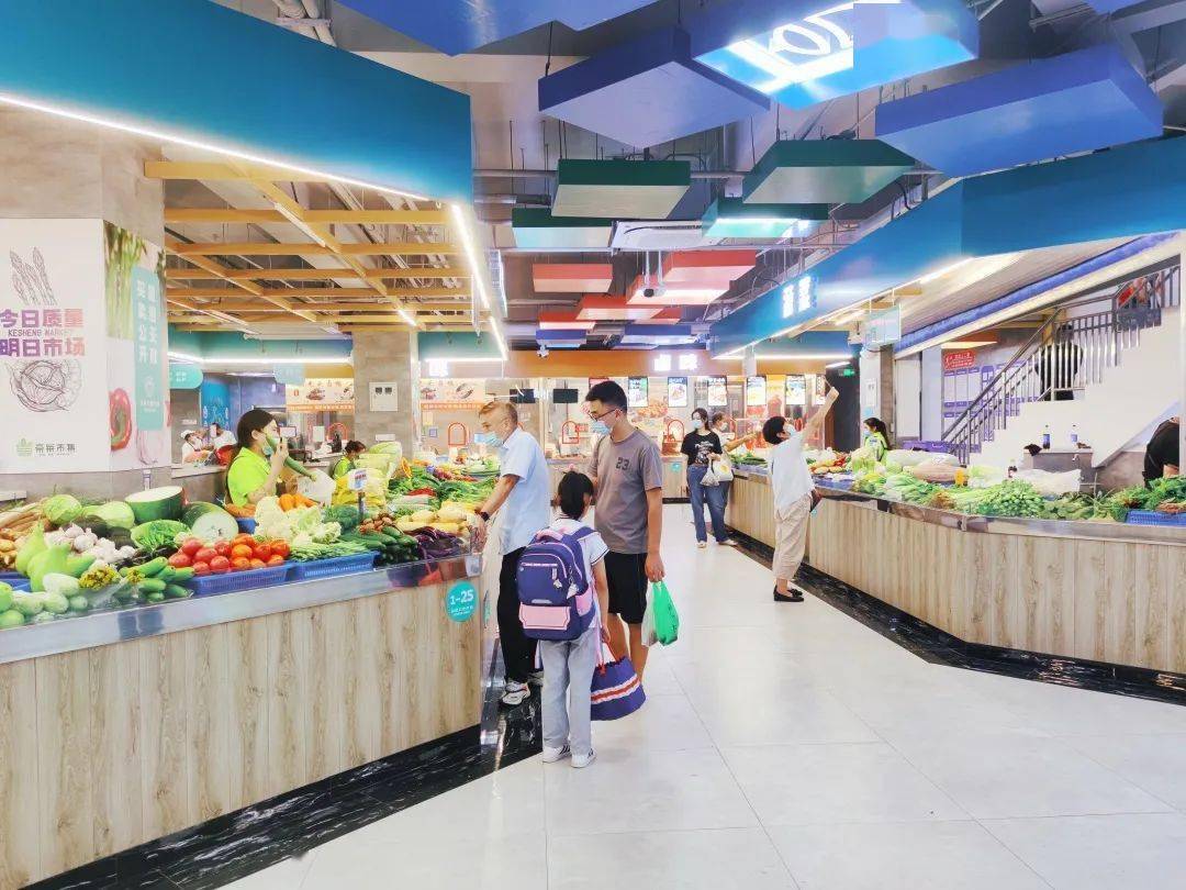 高大上九堡新增一处农贸市场正在试营业