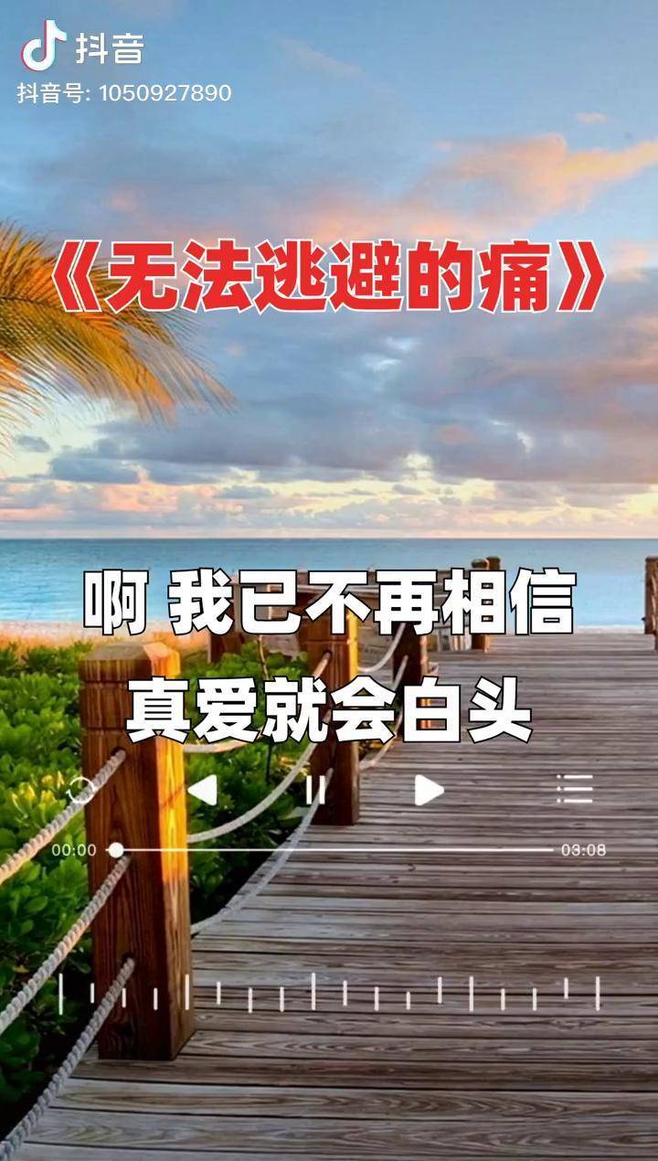 无法逃避的痛我默默的承受不再奢望有以后热门歌曲