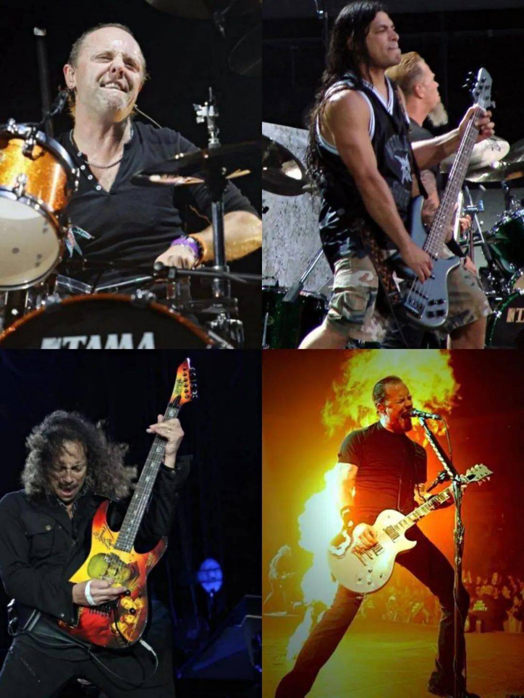 最受欢迎的柒只国际知名摇滚乐队（7） Metallica_搜狐网, image size:1080x1439
