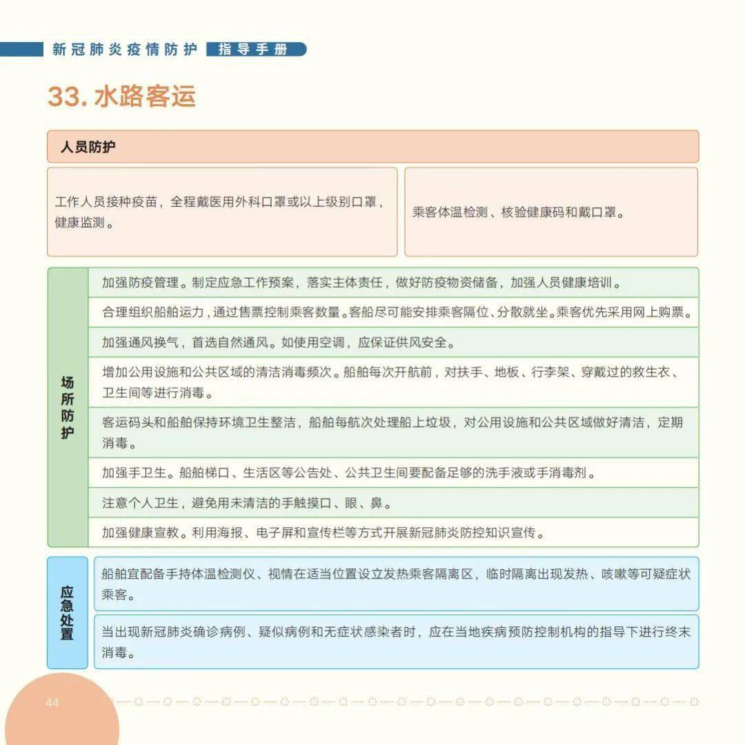 国家|收藏！最新版《新冠肺炎疫情防护指导手册》来啦