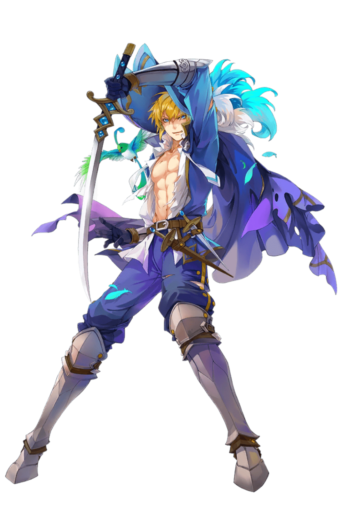 立绘素材高品质最终王冠x新世界游戏原画全身立绘美汁汁