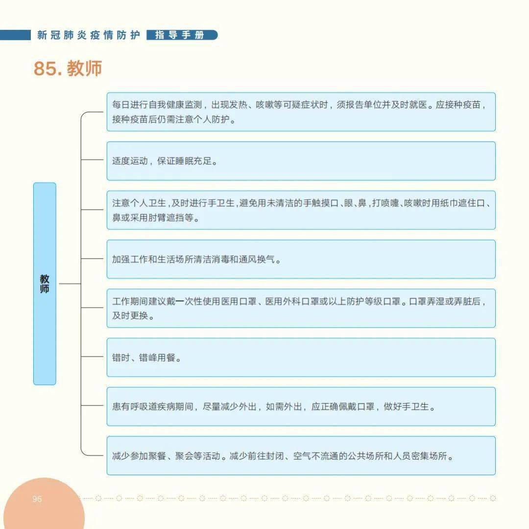 国家|收藏！最新版《新冠肺炎疫情防护指导手册》来啦