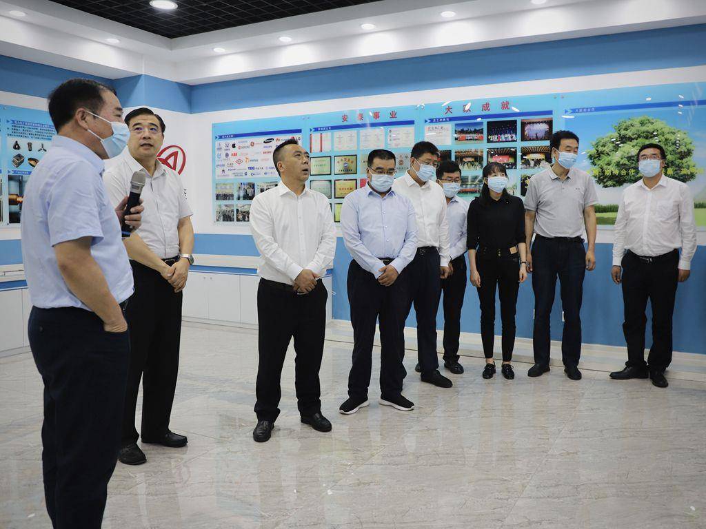 王新强带领武山县党政代表团在天津宝坻区走访对接