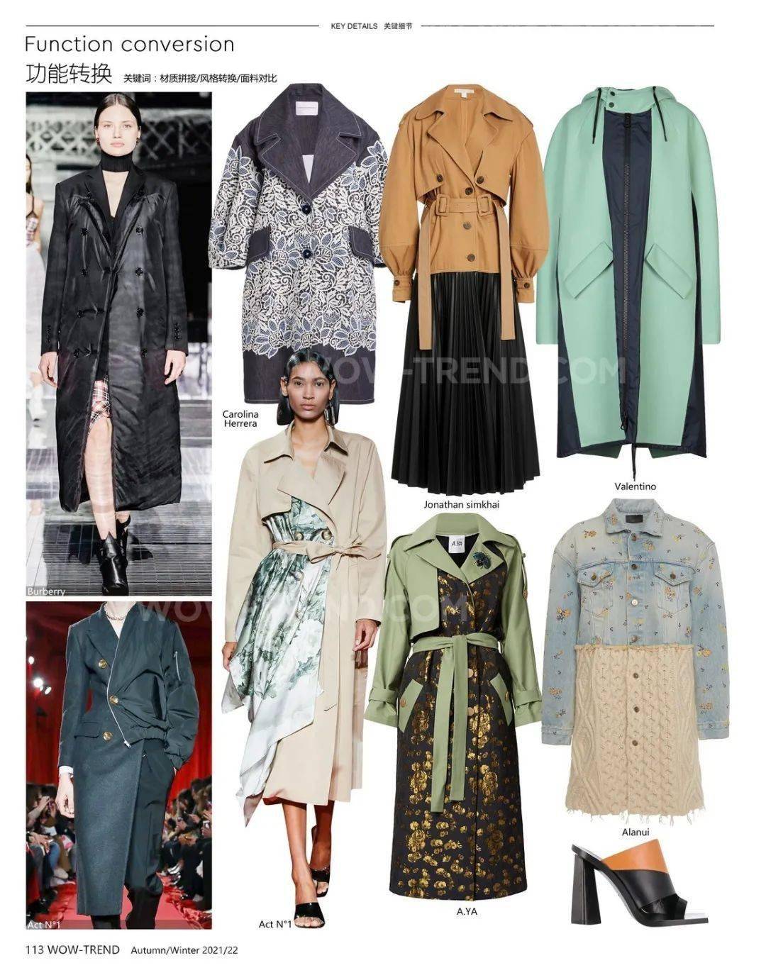 关键|22秋冬大衣设计关键趋势 !(细节/图案/面料/廓形趋势合集)