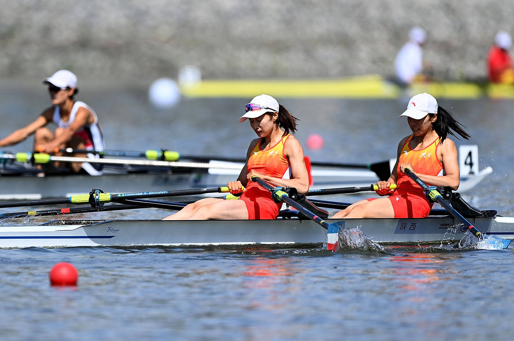 赛艇——女子轻量级双人双桨决赛赛况