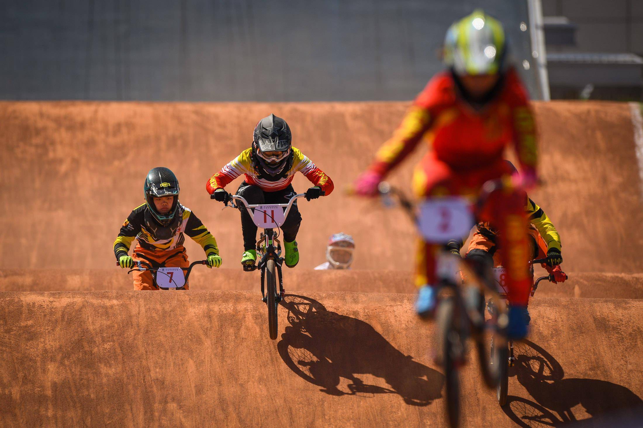 视觉直击全运赛场 | 小轮车赛场上的竞速魅力