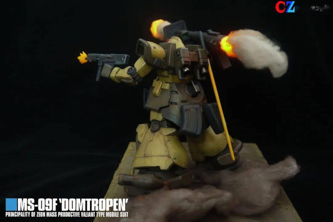 改造加灯小场景,hguc热带型大魔沙漠样式