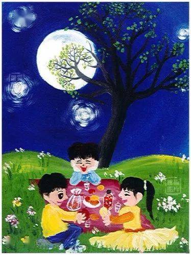 小学一年级传统节日《中秋节》看图写话 日记范文,给孩子收藏!