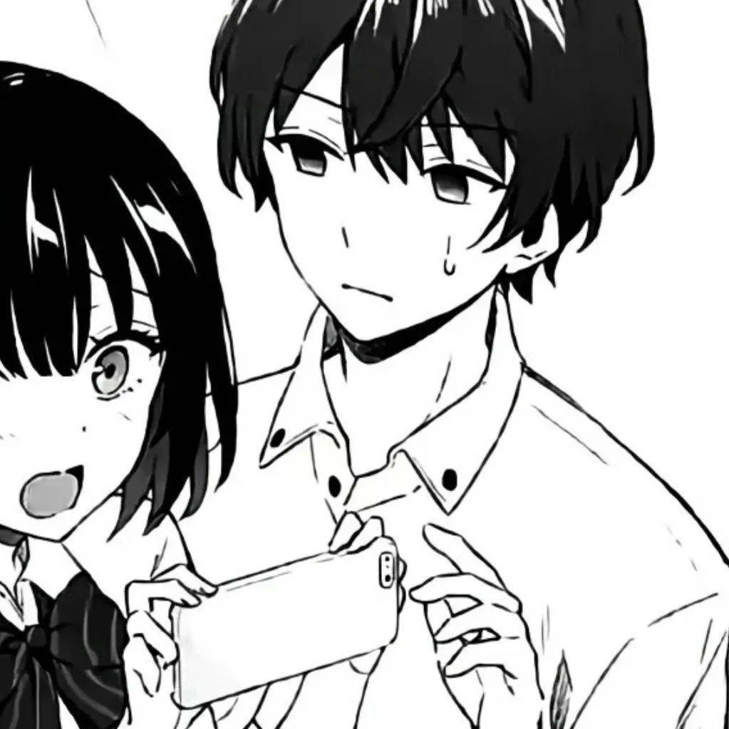 爱不释手黑白动漫情头也太绝了