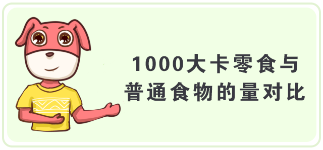 消耗|【科普营养】吃零食，不长胖！——1000大卡零食长什么样？