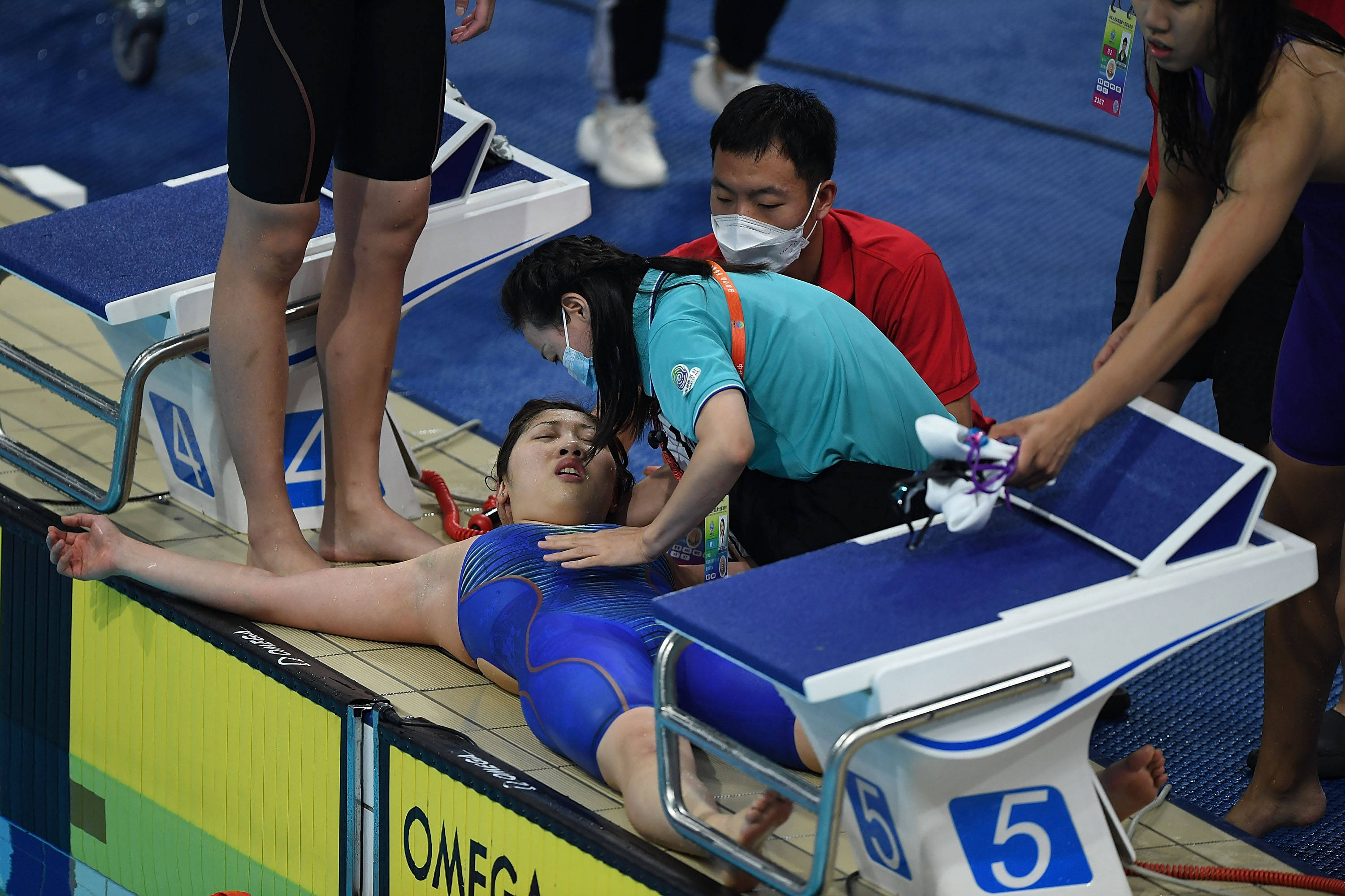 游泳——女子4x200米自由泳接力决赛