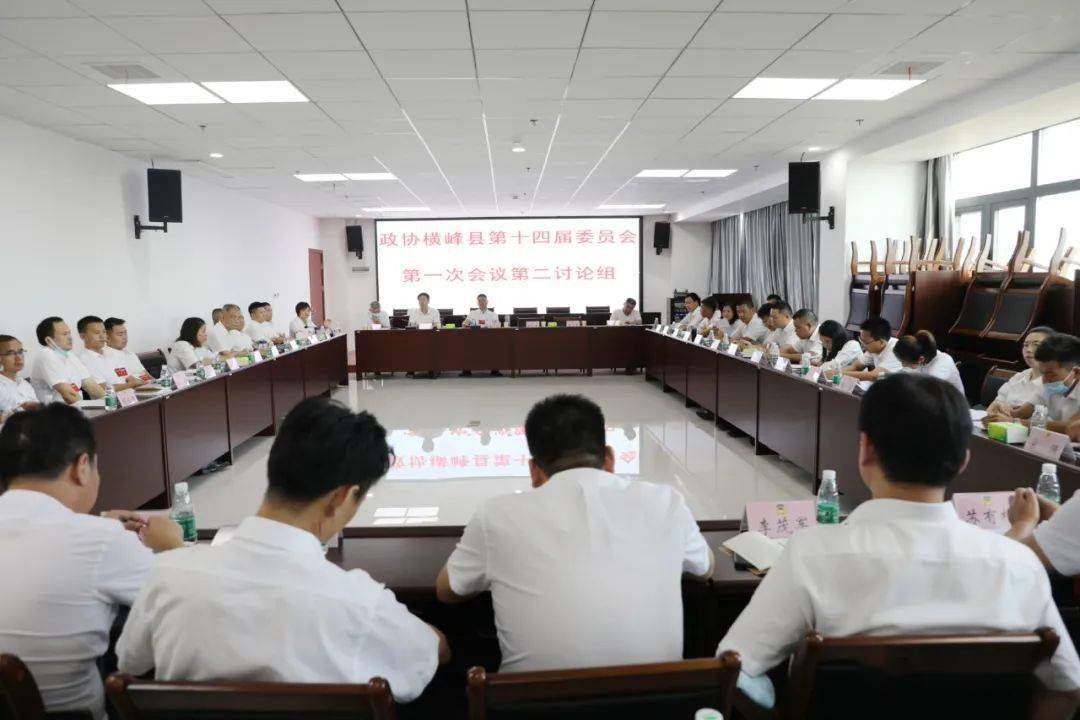 两会进行时陈元参加政协横峰县第十四届委员会第一次会议第二讨论组