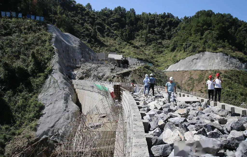 剑川桃源水库开工时期图片