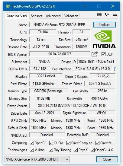 GPU-Z 2.42.0系統更新發布：可識別挖礦算力閹割版RTX 30