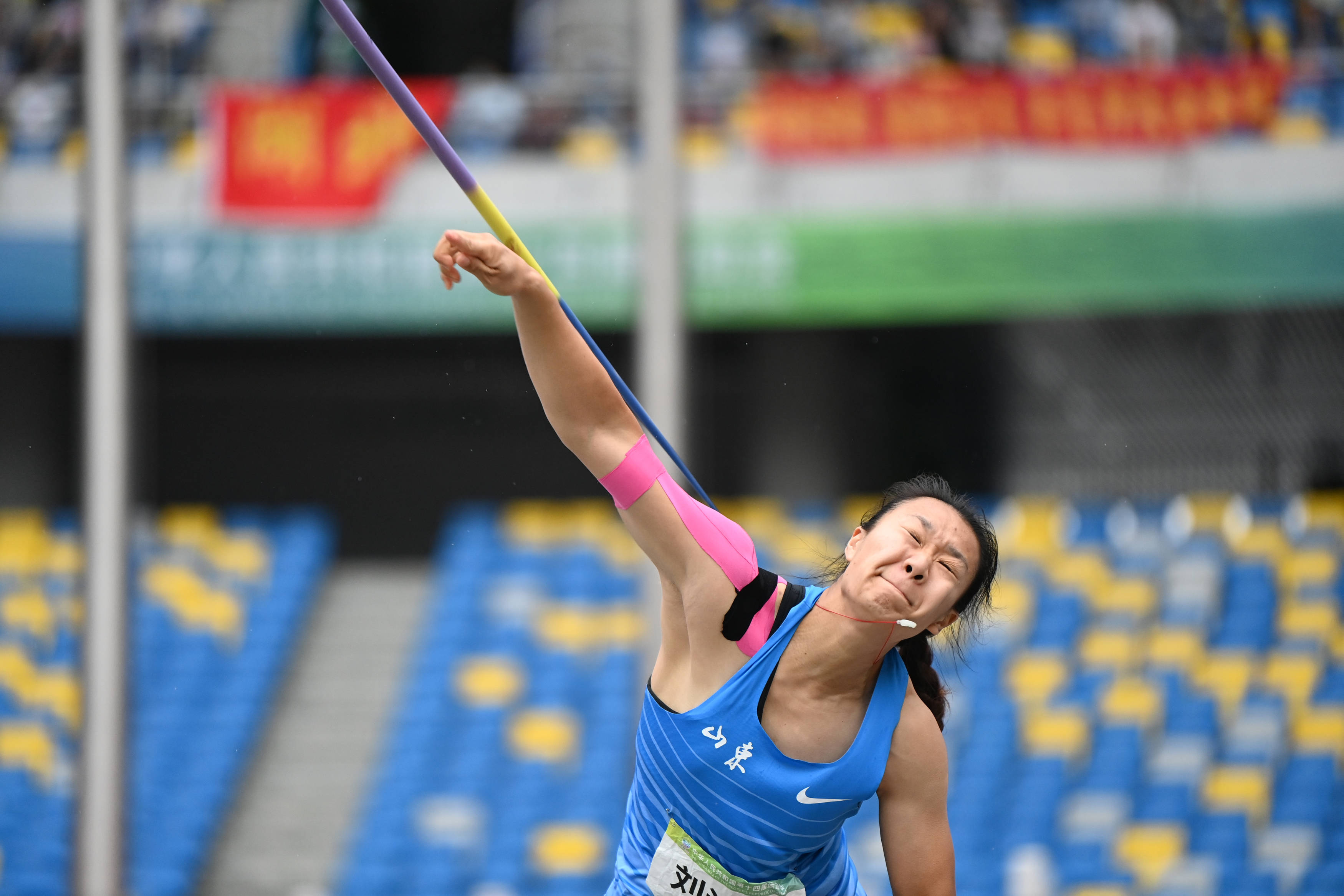 田径——女子投掷团体:标枪赛况_比赛