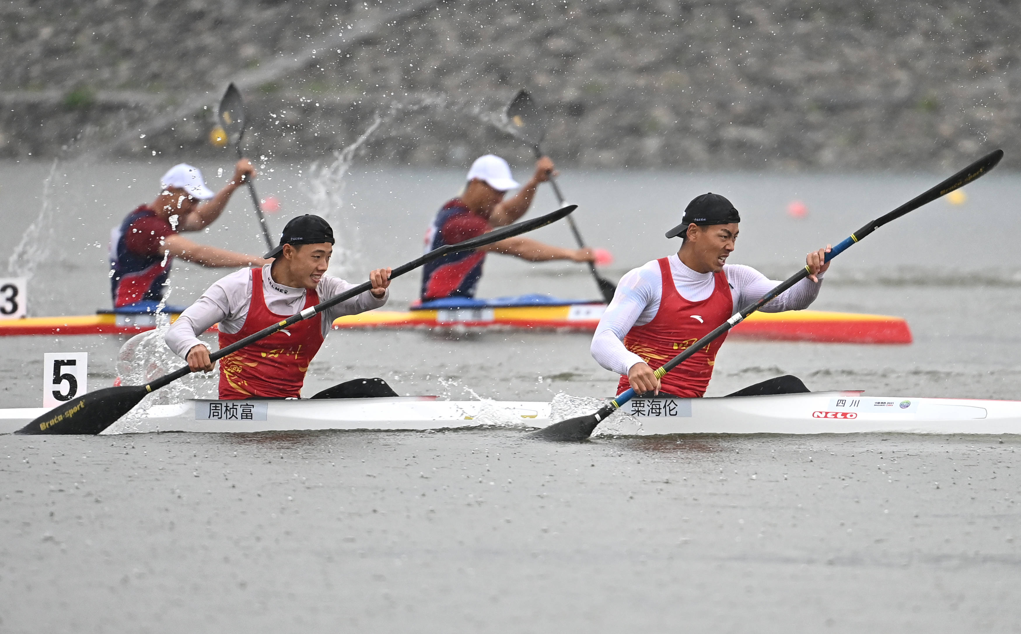 皮划艇静水——男子500米双人皮艇决赛赛况