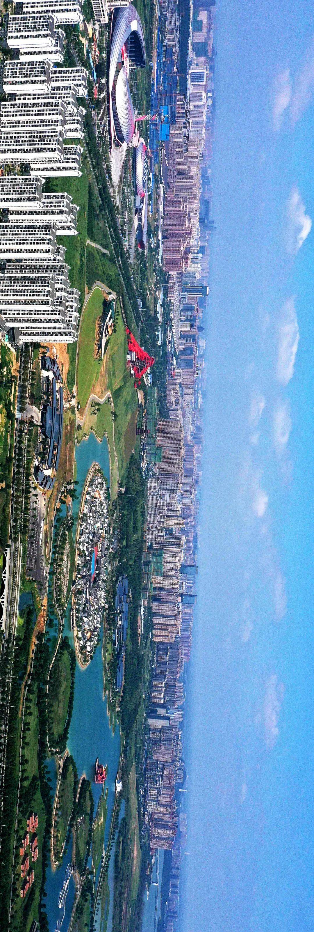 蚌埠市全景图图片