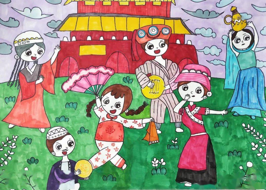 泾川团县委,县少工委组织全县共青团员,少先队员观看"石榴籽一家亲"