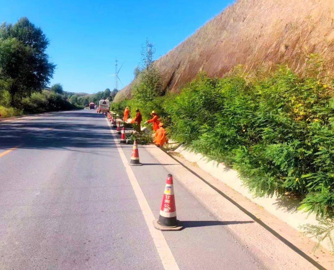 【节会保畅】通渭公路段全力保障节会期间道路安全畅通